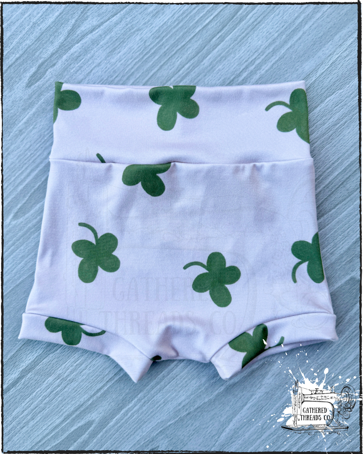 *RTS* 2T Lounge BF Boho Clover Basic Tee/Shortie Set