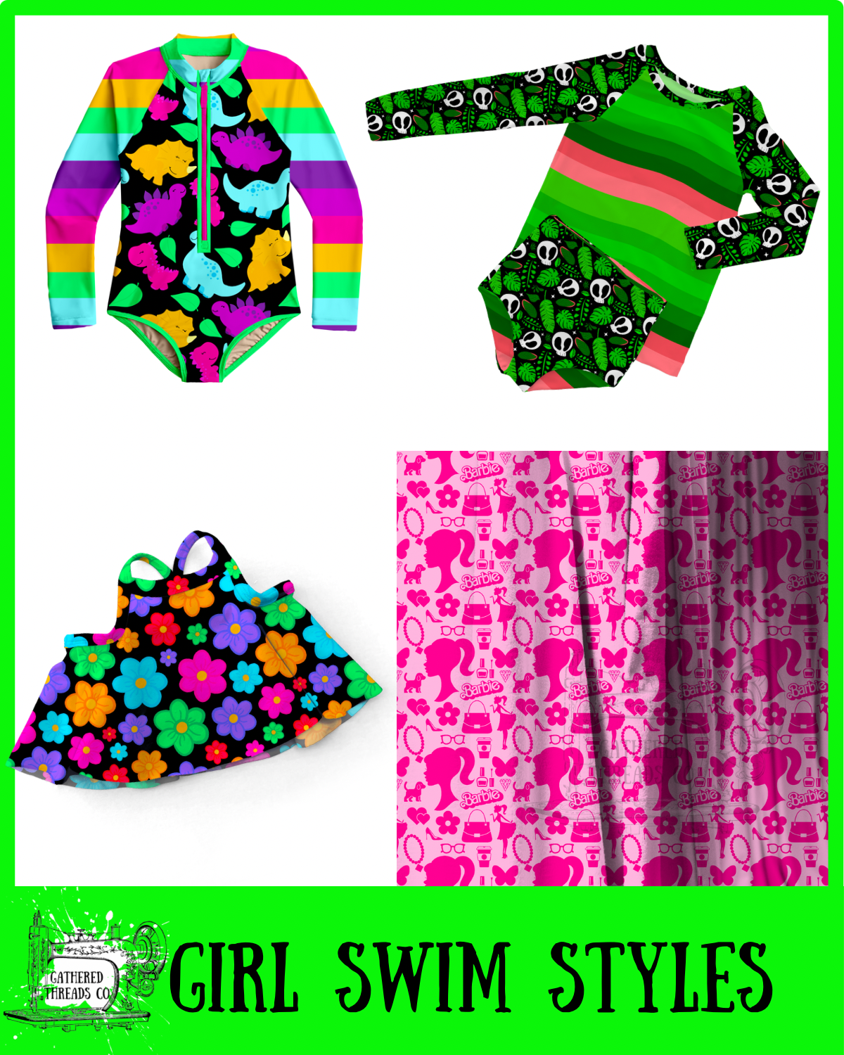 Swim Safe Prints Girl Swim Choices