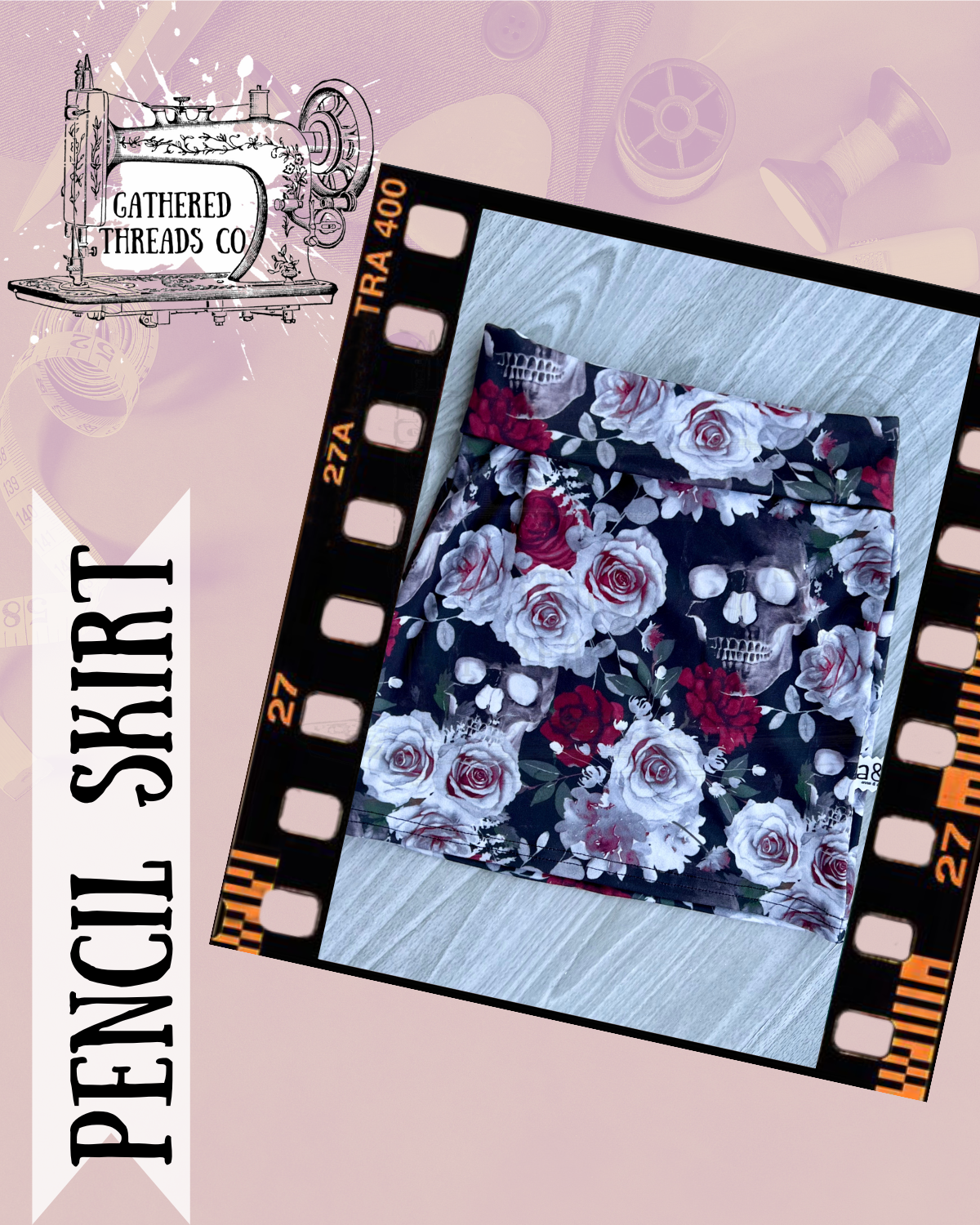 Blue Smiley Flags Skirts