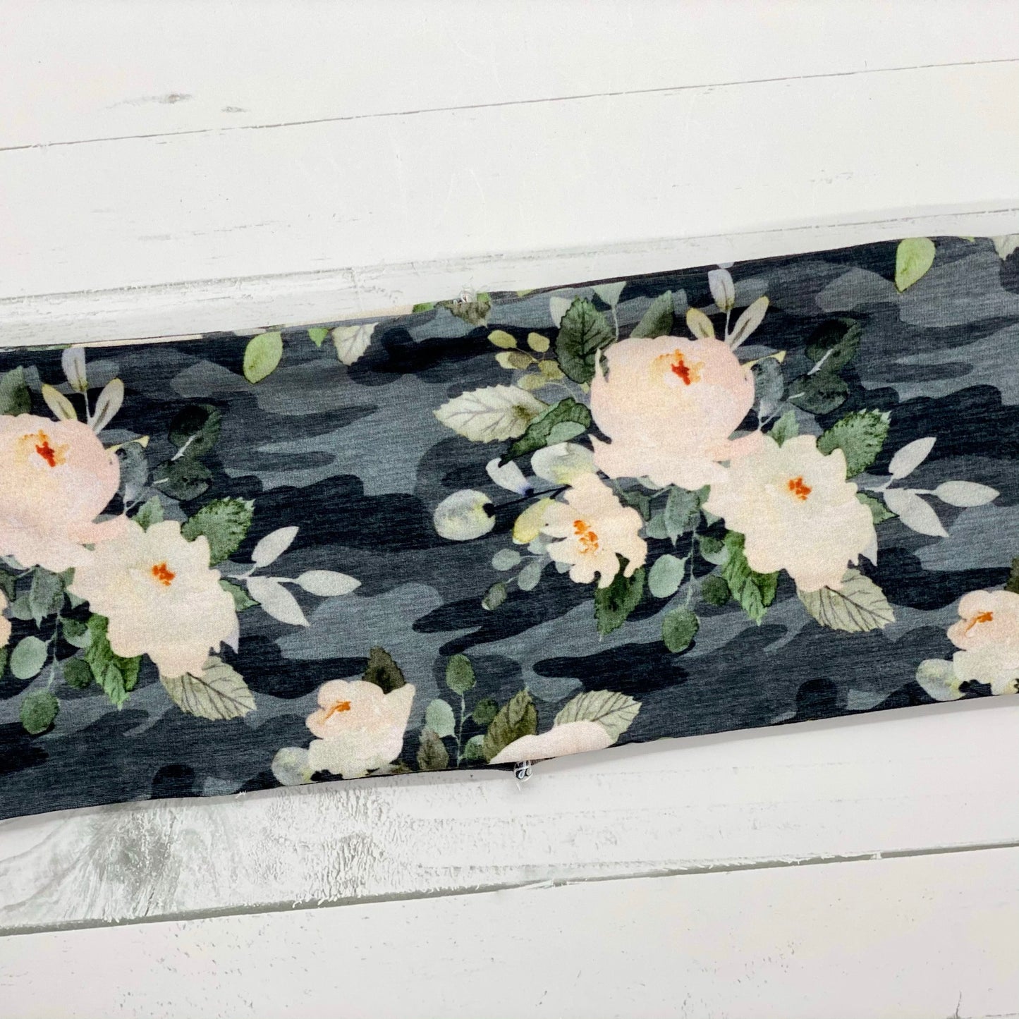 Adult Peony Camo wide headband *RTS*