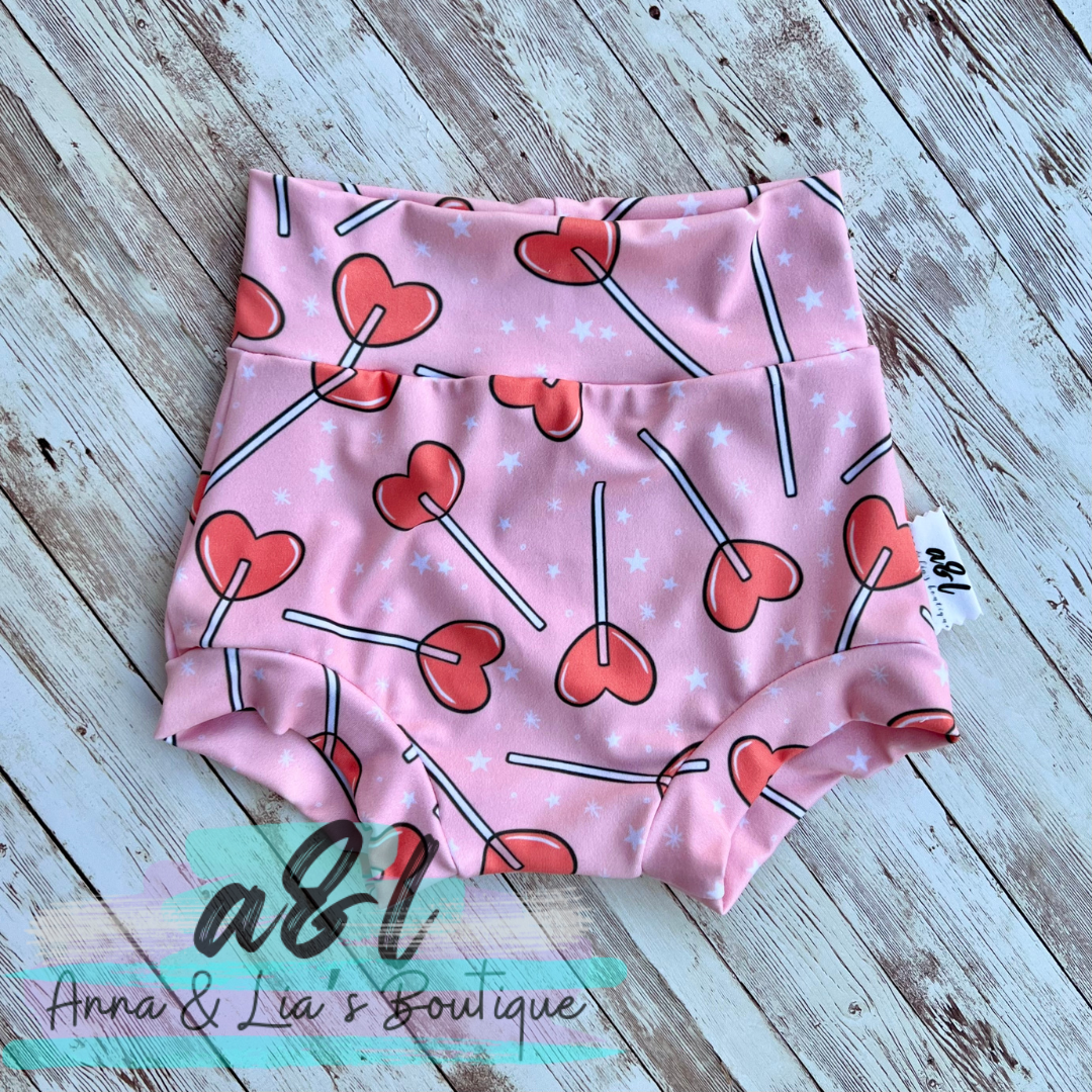 2T/3T Lollipops Hearts Bummies *RTS