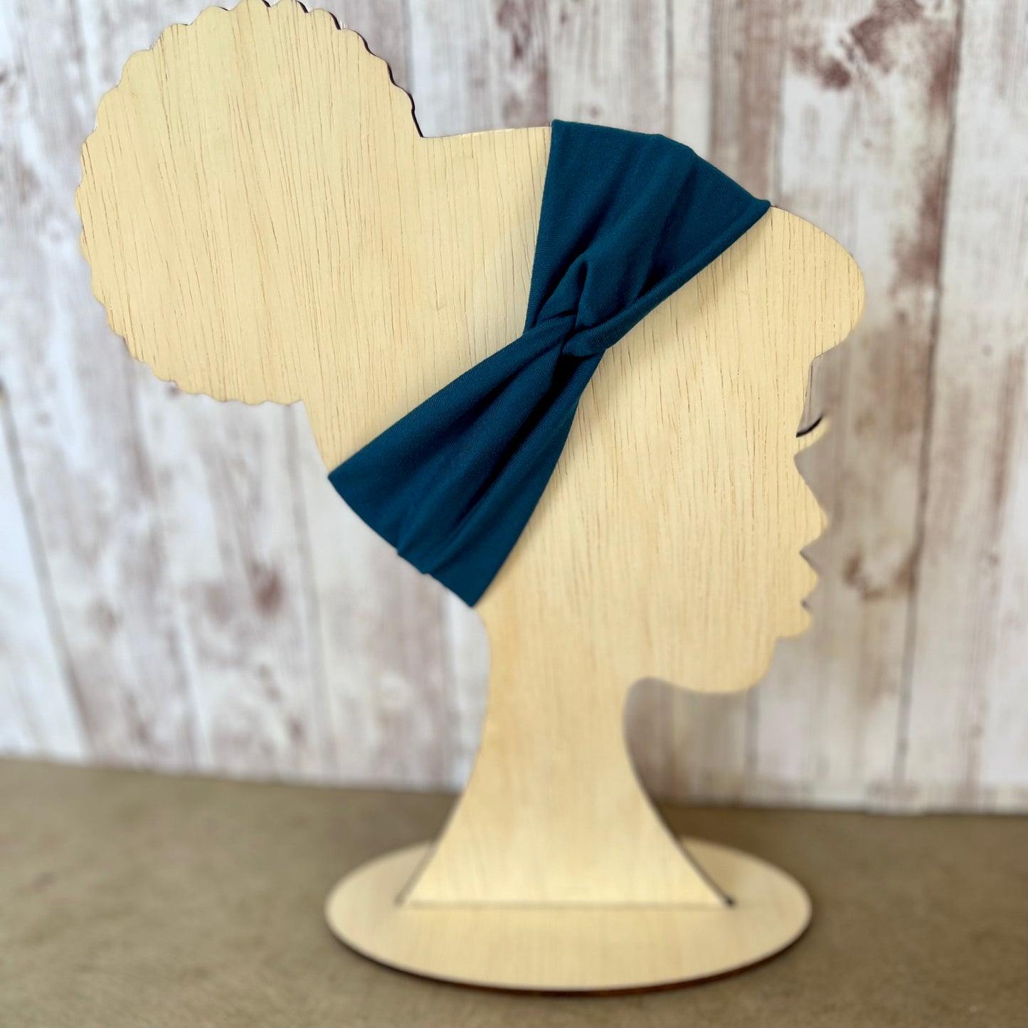 Dark Teal Faux Knot Adult Headband *RTS