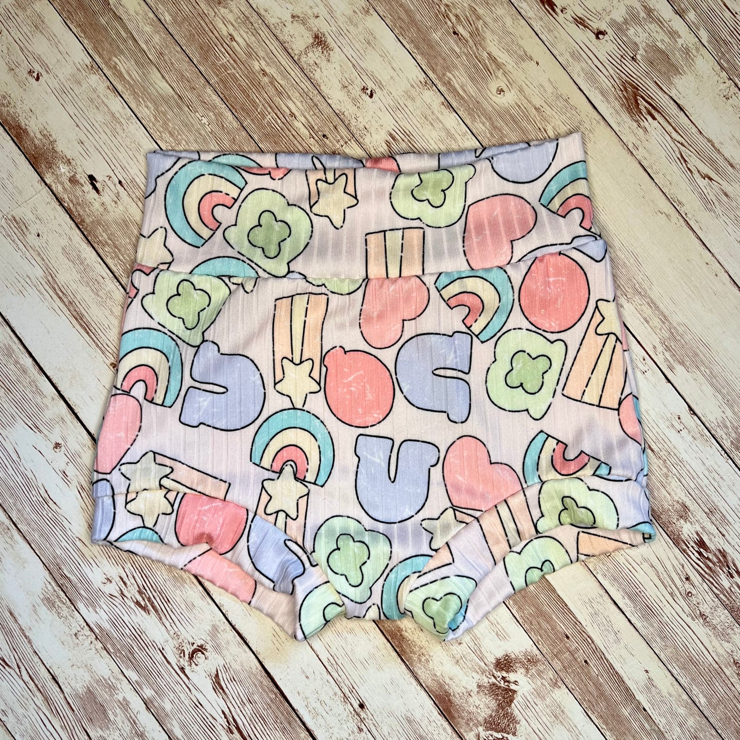 RTS XS (4/5) Lucky Marshmallows Bummies