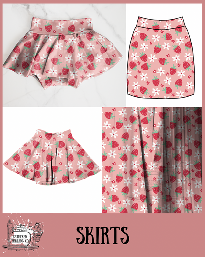 Strawberries Skirts