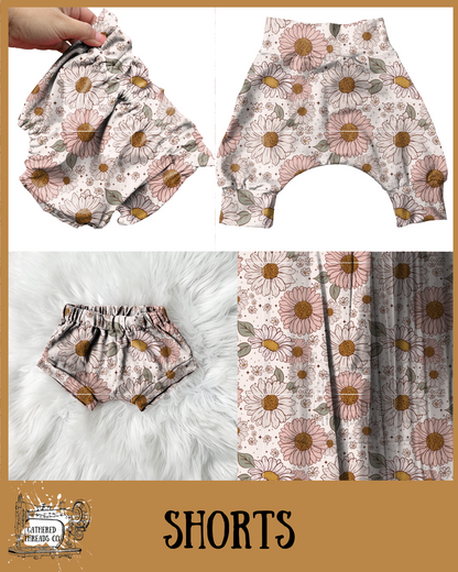 Boho Daisys Shorts