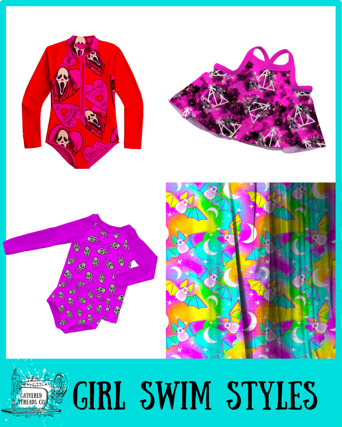 Swim Safe Prints Girl Swim Choices