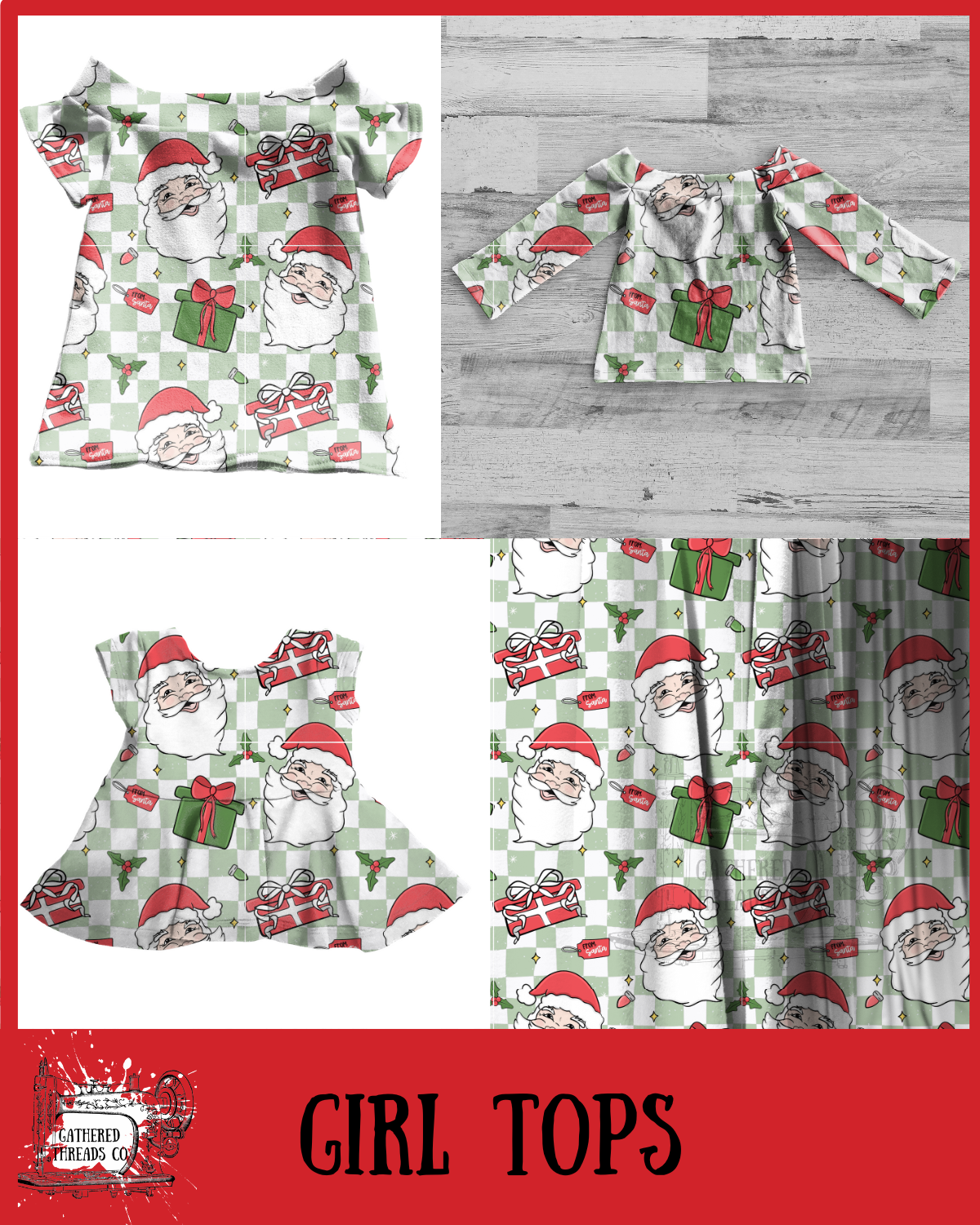 Christmas 2025 Girl Tops