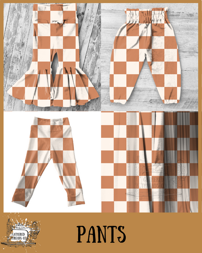 Neutral Checks   Pants