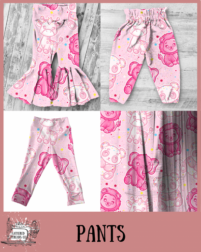 Pink Frosted Animals Pants