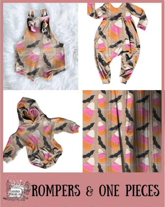Spooky Threads Rompers & One Pieces