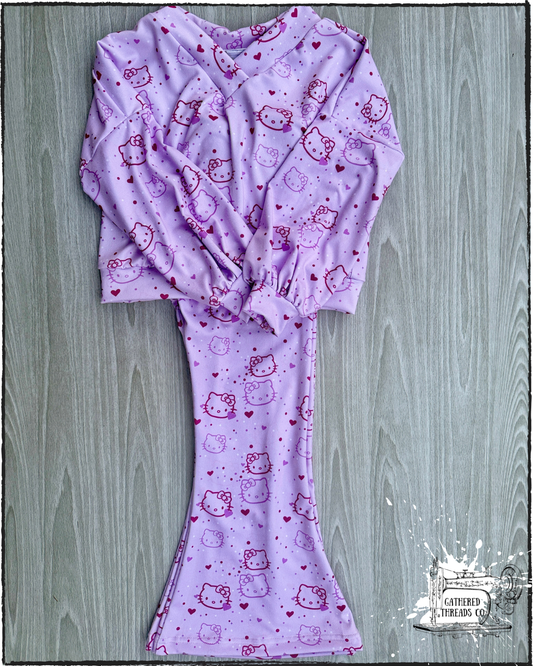 Custom Amelia Lounge Set, Flares & VNeck