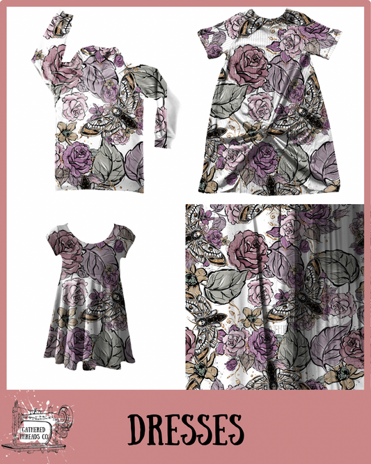 Floral Moth Dresses