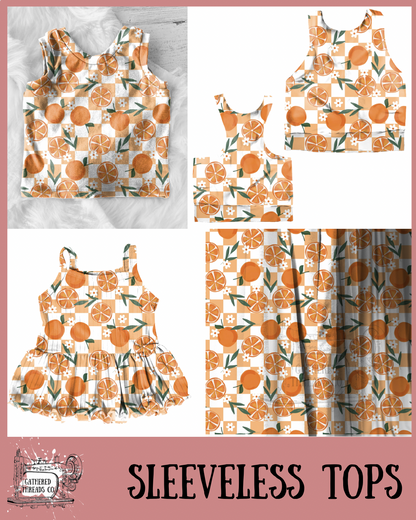 Oranges Sleeveless Shirts