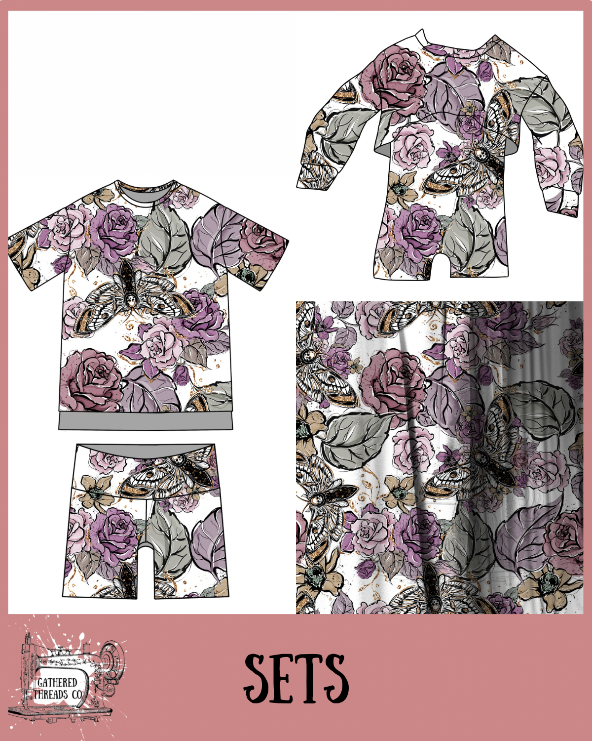 Floral Moth Sets