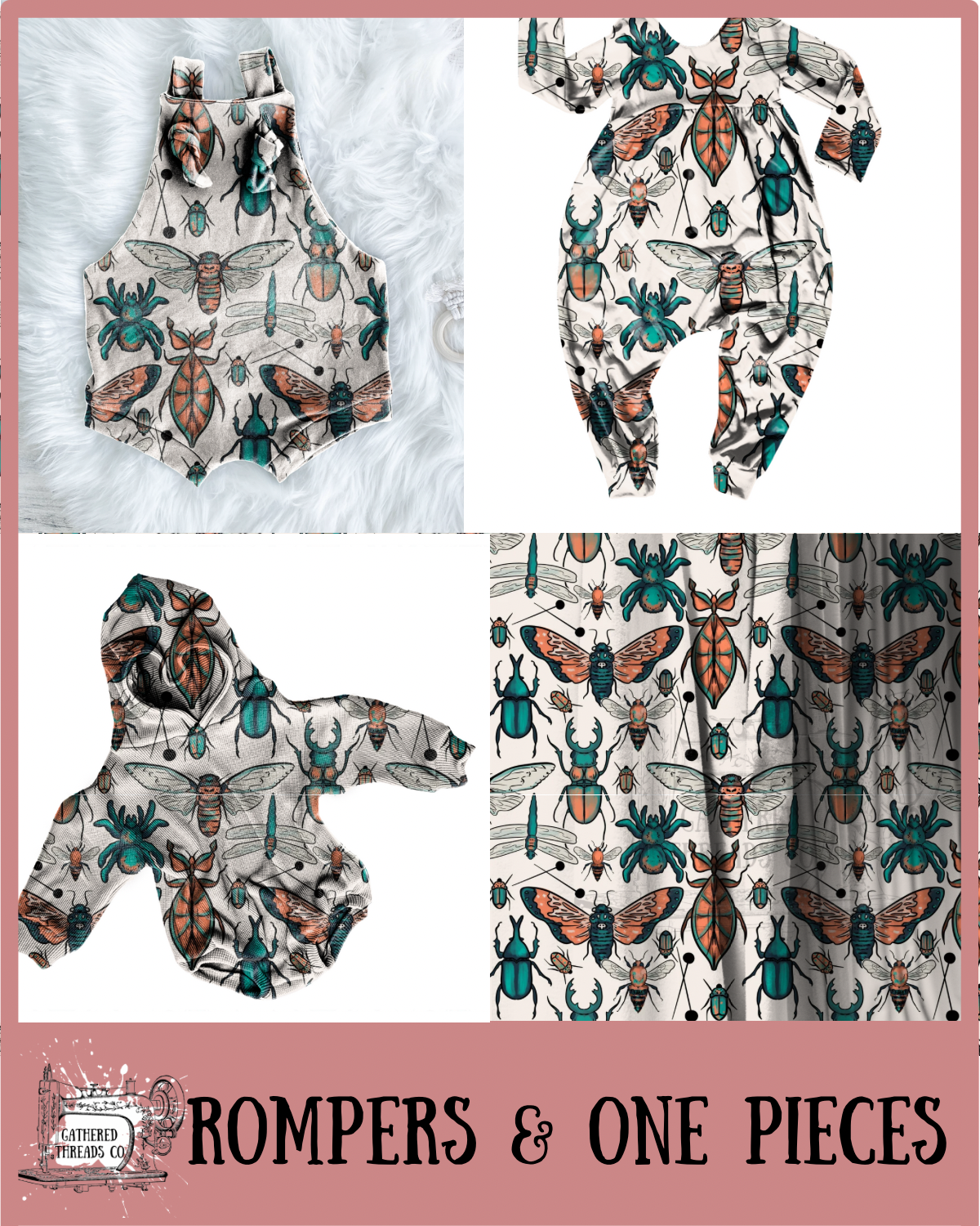 Insects Rompers & One Pieces