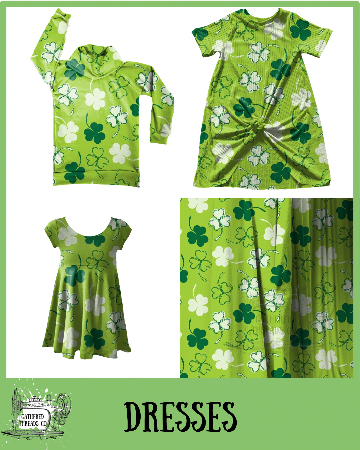 3 Leaf Clover  Dresses