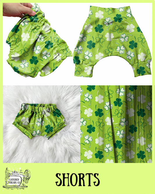 3 Leaf Clover  Shorts