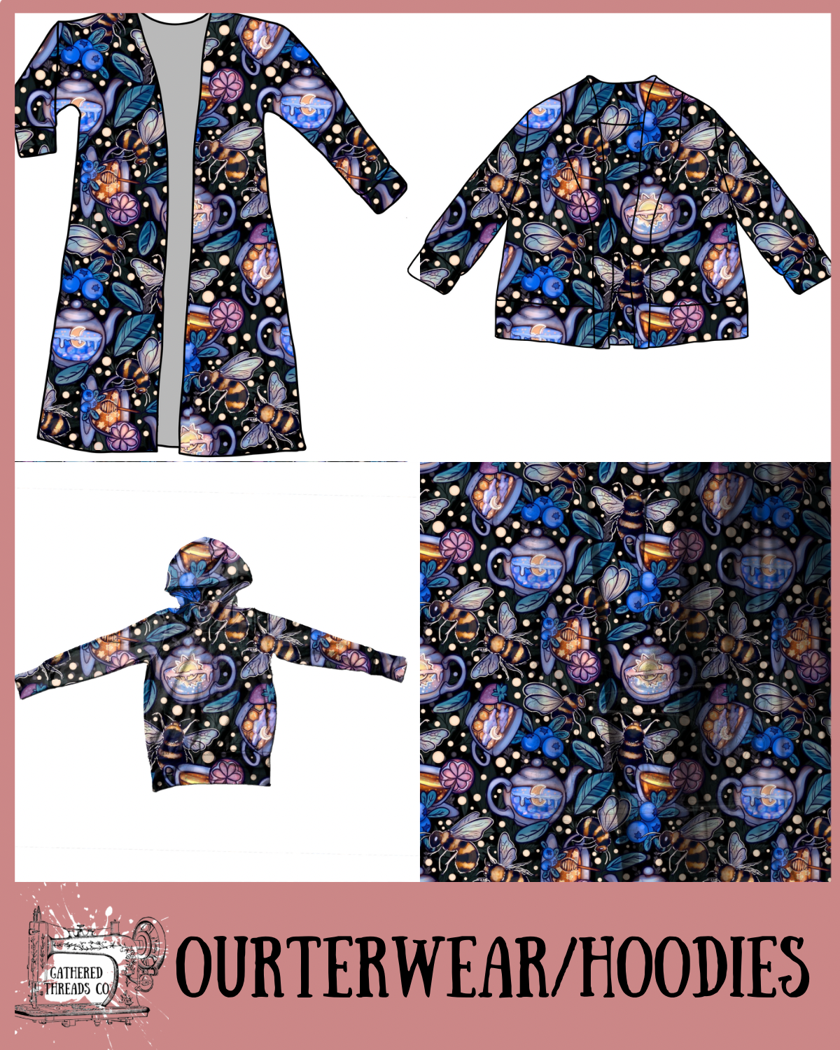 Bees & Tea Outerwear