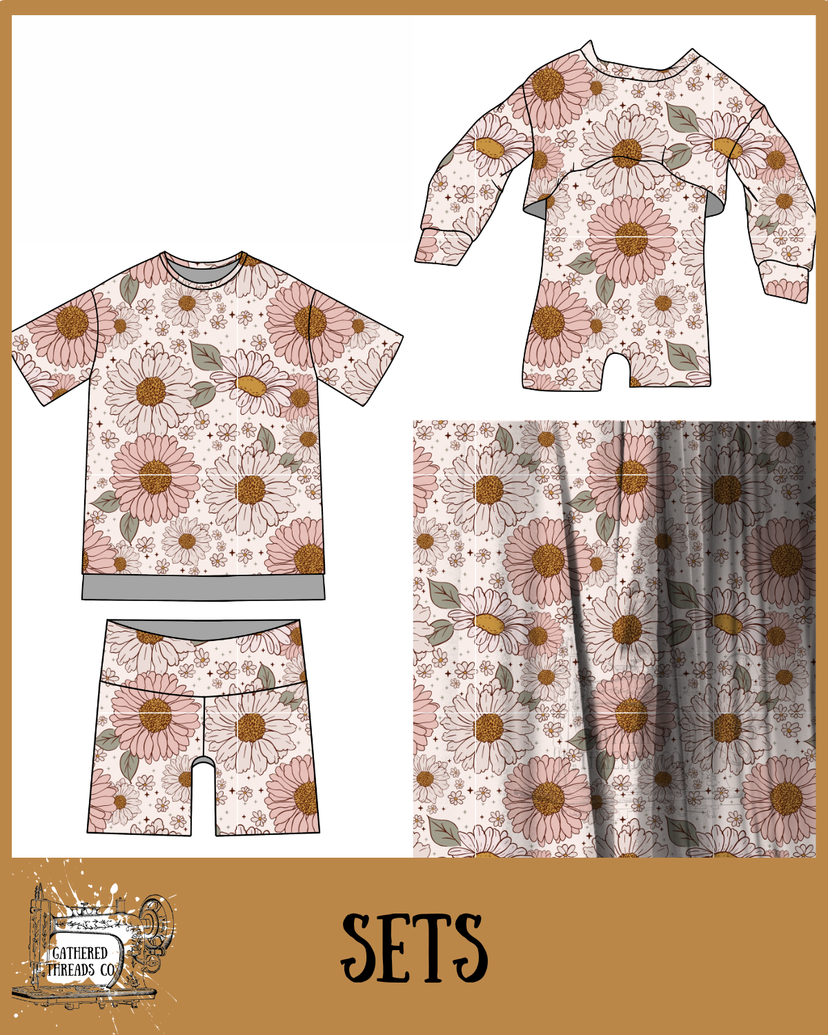 Boho Daisys Sets