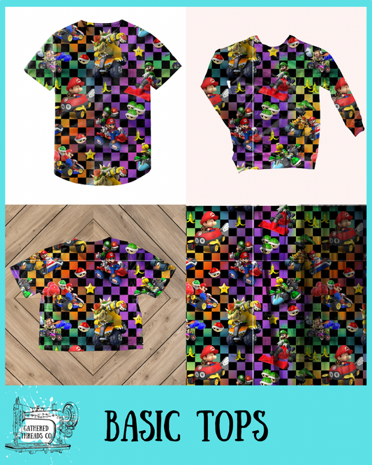 Kart Racer Basic Tops