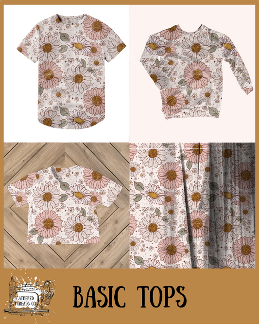 Boho Daisys Basic Tops