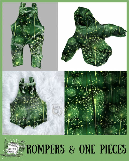 Green & Black Checkers Rompers & One Pieces