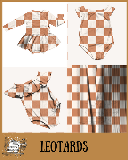 Neutral Checks   Leotards