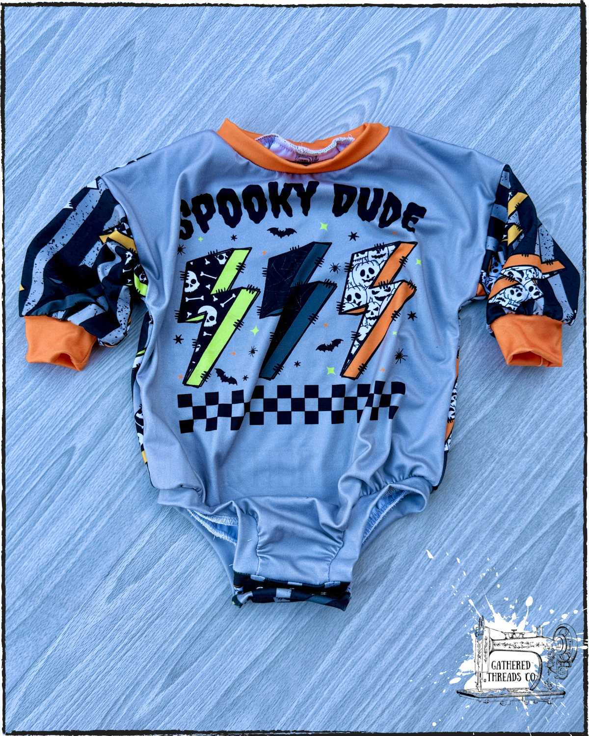 Spooky Threads Spooky Dude Sweater Romper
