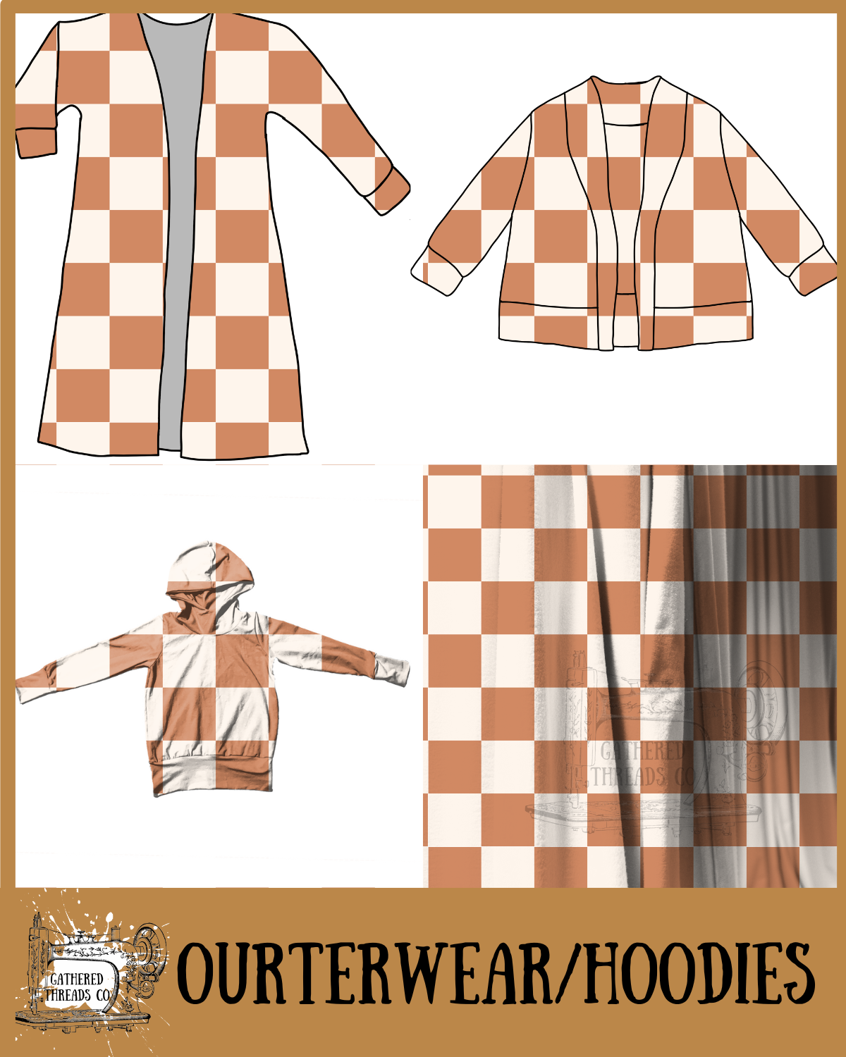 Neutral Checks   Outerwear
