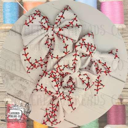 Baseball Stitching Bows