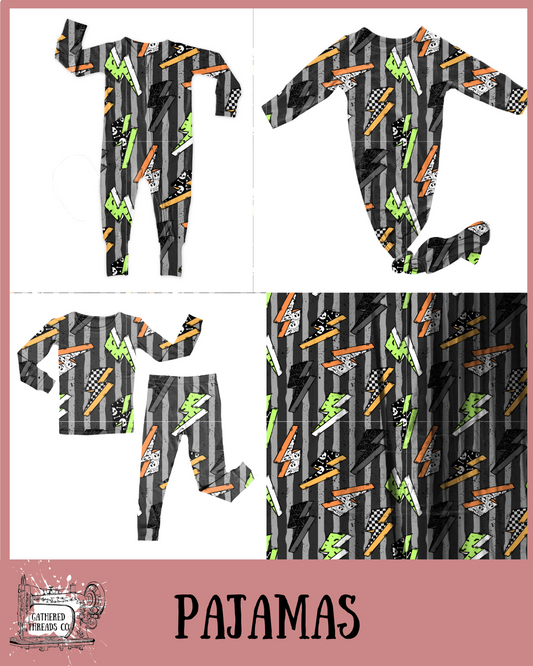 Spooky Threads Ribbed Pajamas