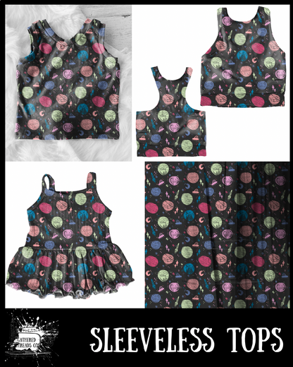 Space Doodles Sleeveless Shirts