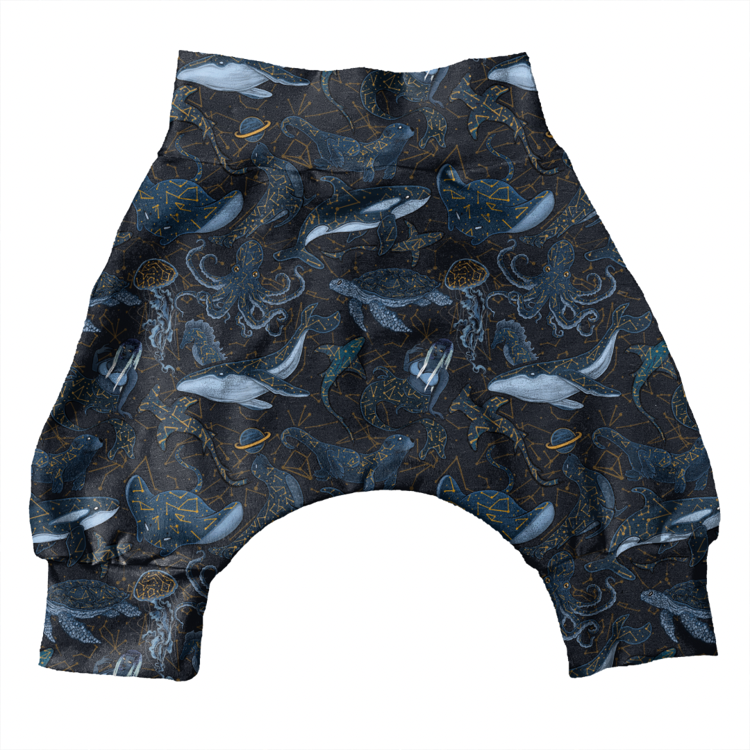 Sealestial Harem Style Short pants (No Diaper Sizing)