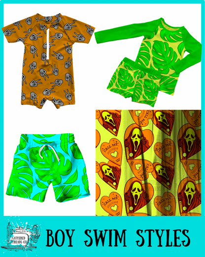 Swim Safe Prints Boy Swim Choices