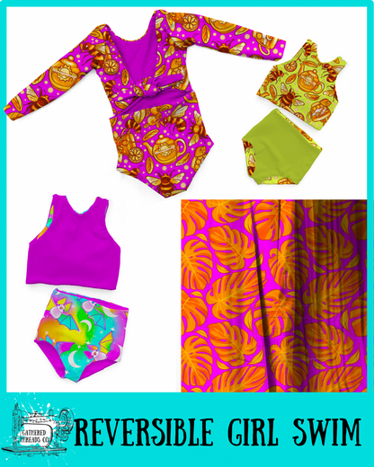 Swim Safe Prints Reversible Swim (Girl)