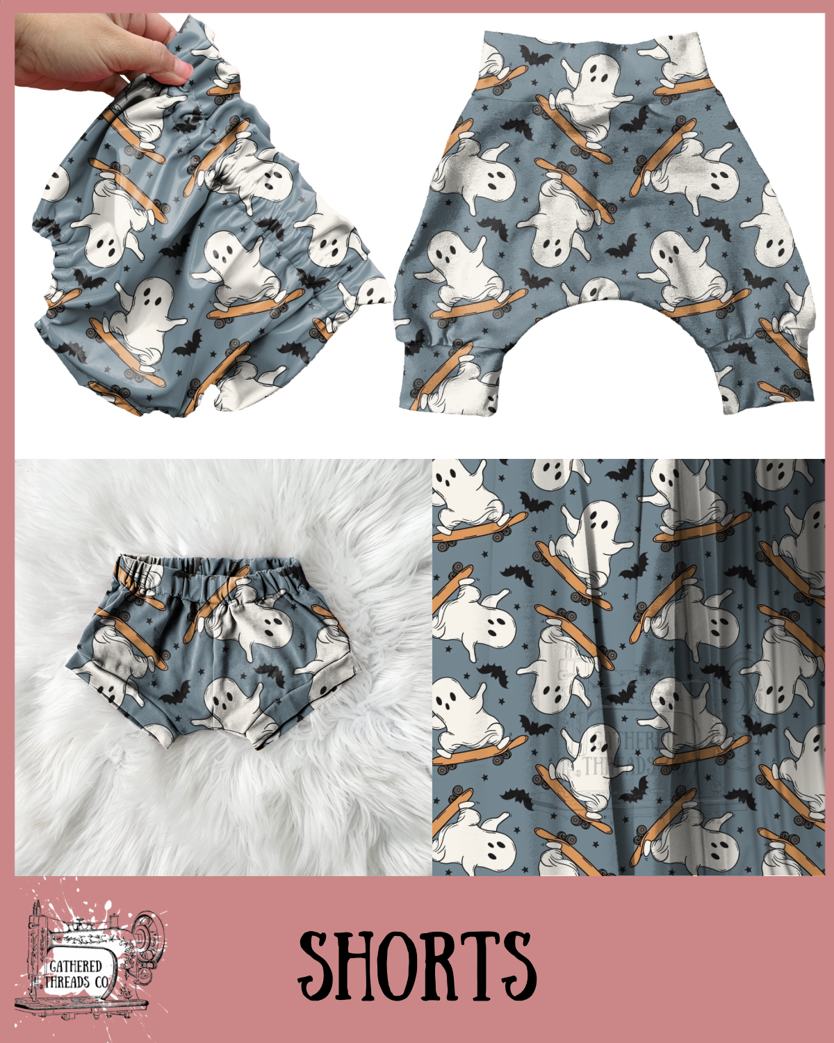 Ghostly Threads Shorts