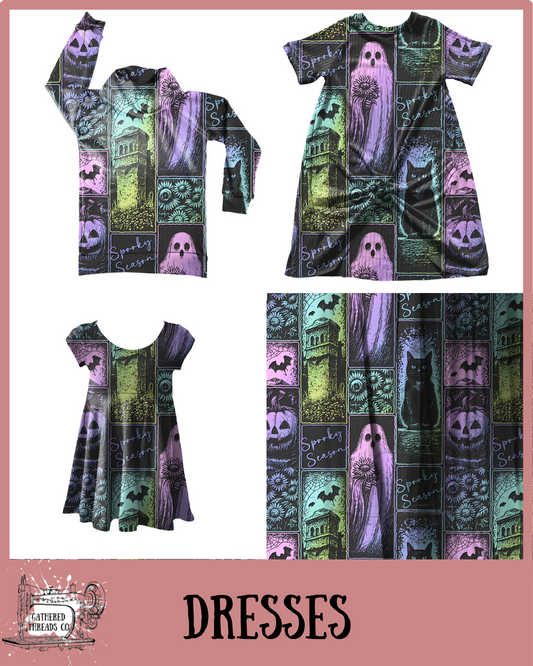 Ghostly Threads Dresses