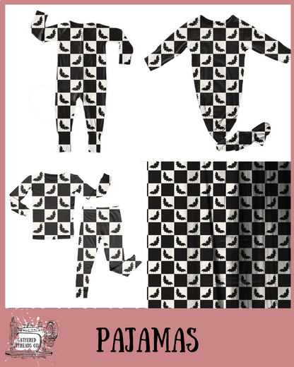 Ghostly Threads Ribbed Pajamas