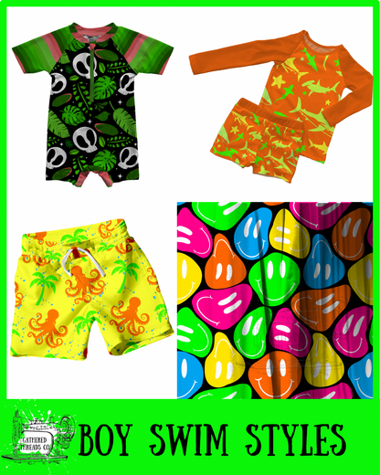 Swim Safe Prints Boy Swim Choices