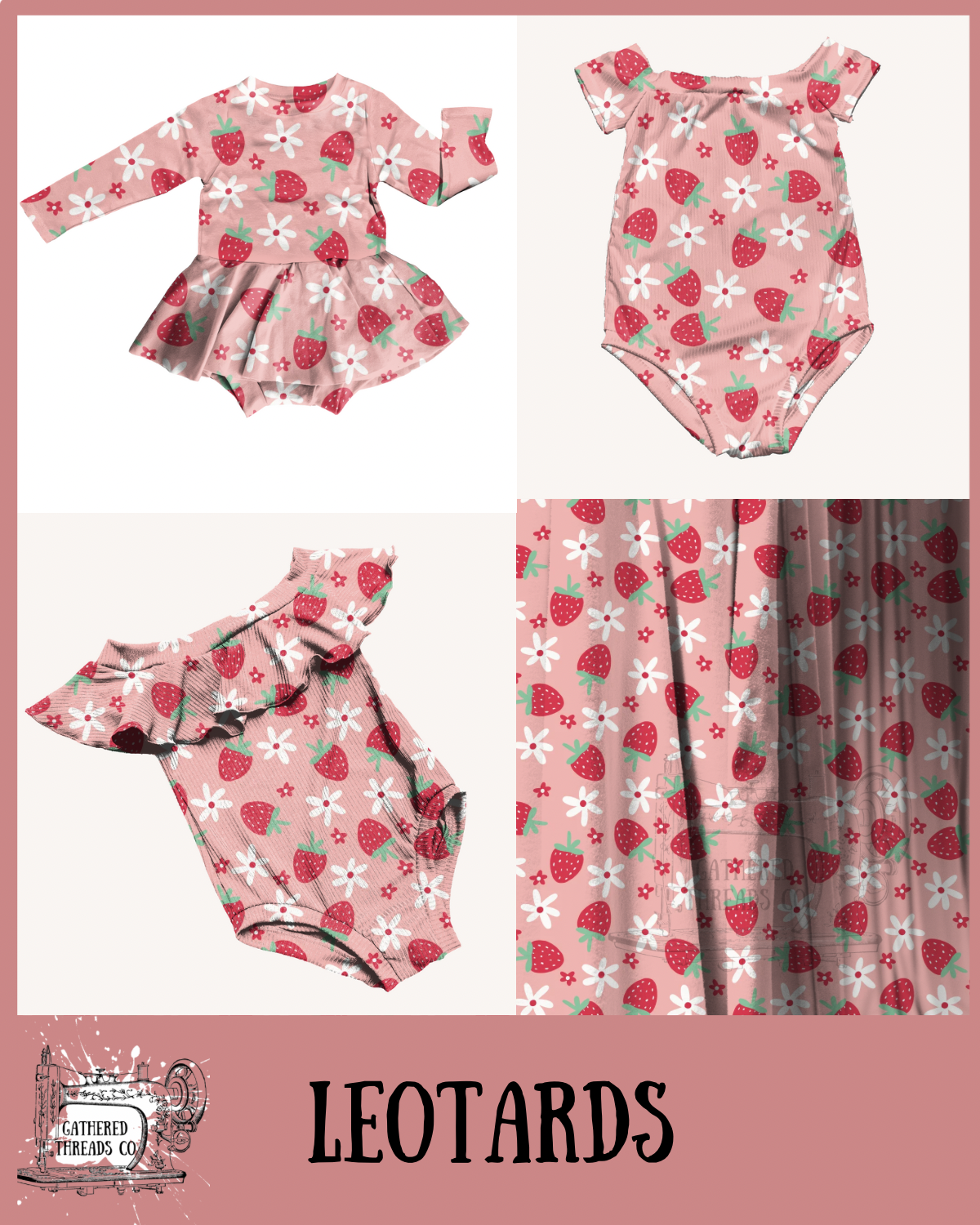 Strawberries Leotards