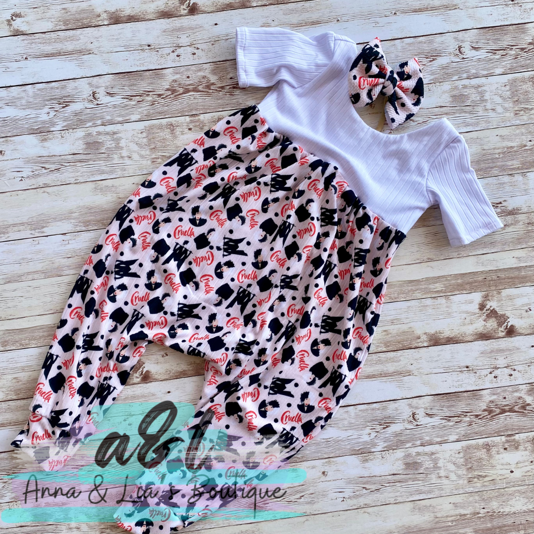 Custom Magnolia Alley Cat Romper