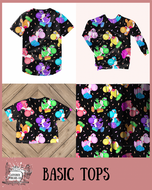 Game Dino Basic Tops