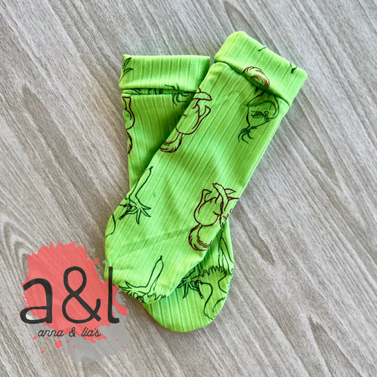 3T Crew Socks Christmas *RTS