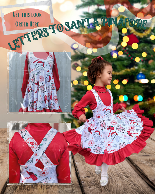 Letters to Santa Pinafore & Mock Turtle Neck