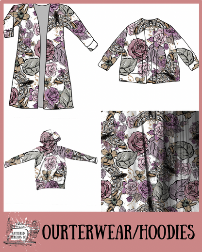 Floral Moth Outerwear