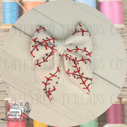Baseball Stitching Bows
