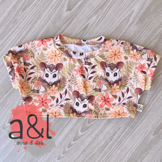 24M Boxy Crop Familiars Opossum *RTS