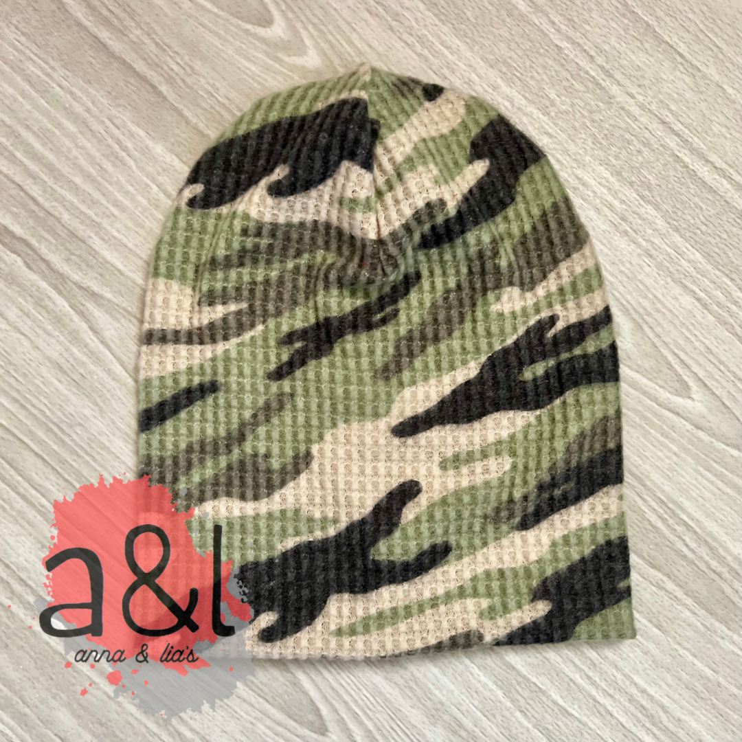 Solid Camo Beanies *RTS