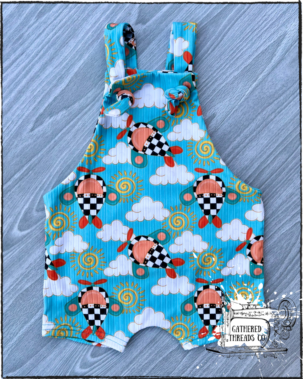 Knotted Shortall Romper Custom