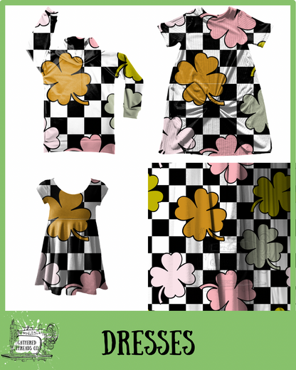 Clover Checkers Dresses